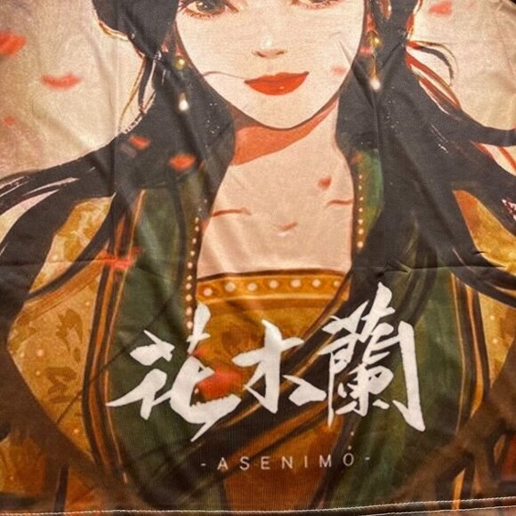 Mulan Princess Blouse Princess Knit Shirt Women Dri Fit Short Sleeve Tee Shirt - Picture 3 of 10